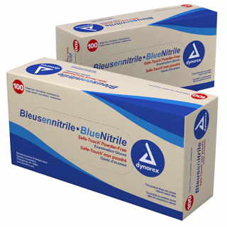 Dynarex DynaPlus Nitrile Exam Gloves - Large